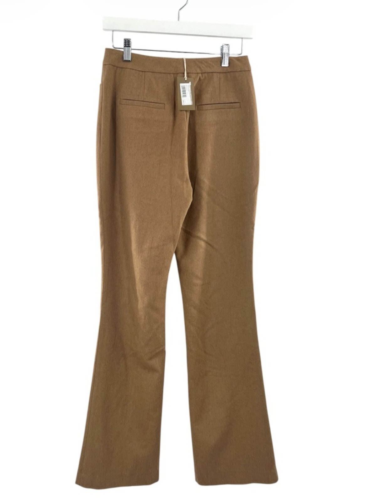 Nwt Ann Mashburn Norah Flare Pants Camel Hair Flannel Sz 2